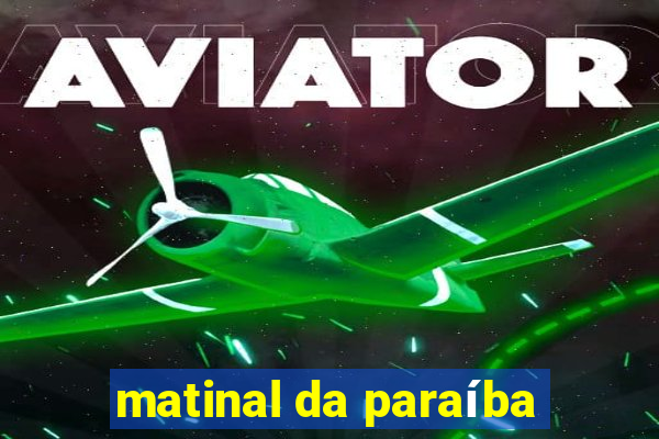 matinal da paraíba